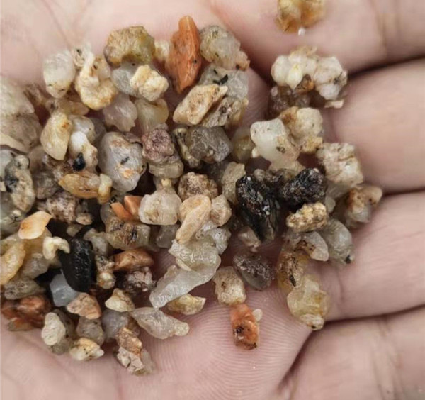 水洗砂，濾料砂